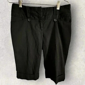 Tracy evans limited black Bermuda Cuffed shorts size 7